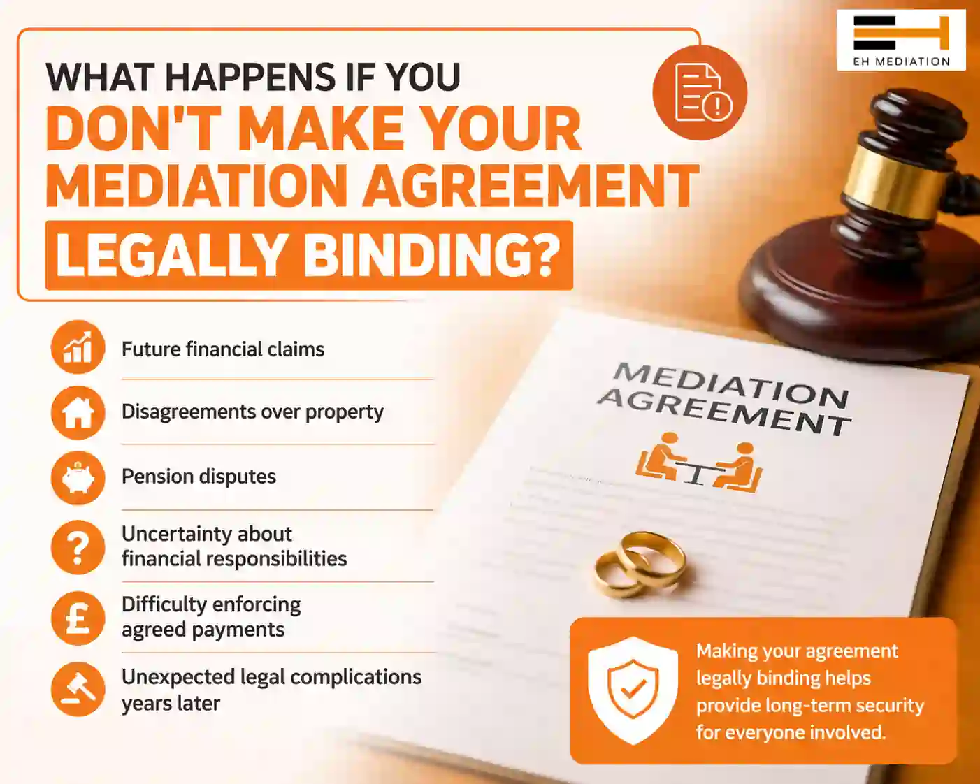 What Happens If You Don't Make Your Mediation Agreement Legally Binding Scunthorpe?